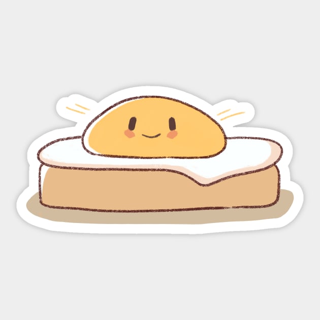 Cute scrambled eggs Sticker by Mai-Hime 